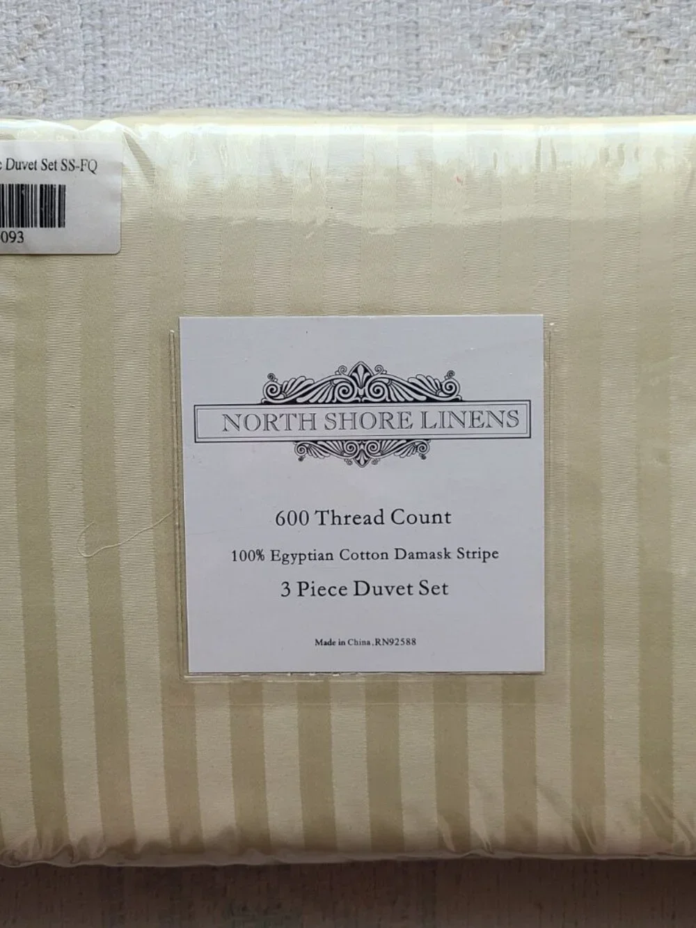 North Shore Linens 600TC Sheet Set & Duvet Set